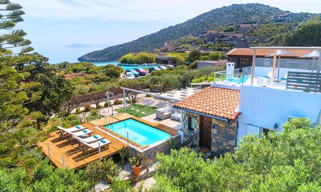 Cretan Lodge Heated Pool Ágios Nikólaos Eksteriør bilde