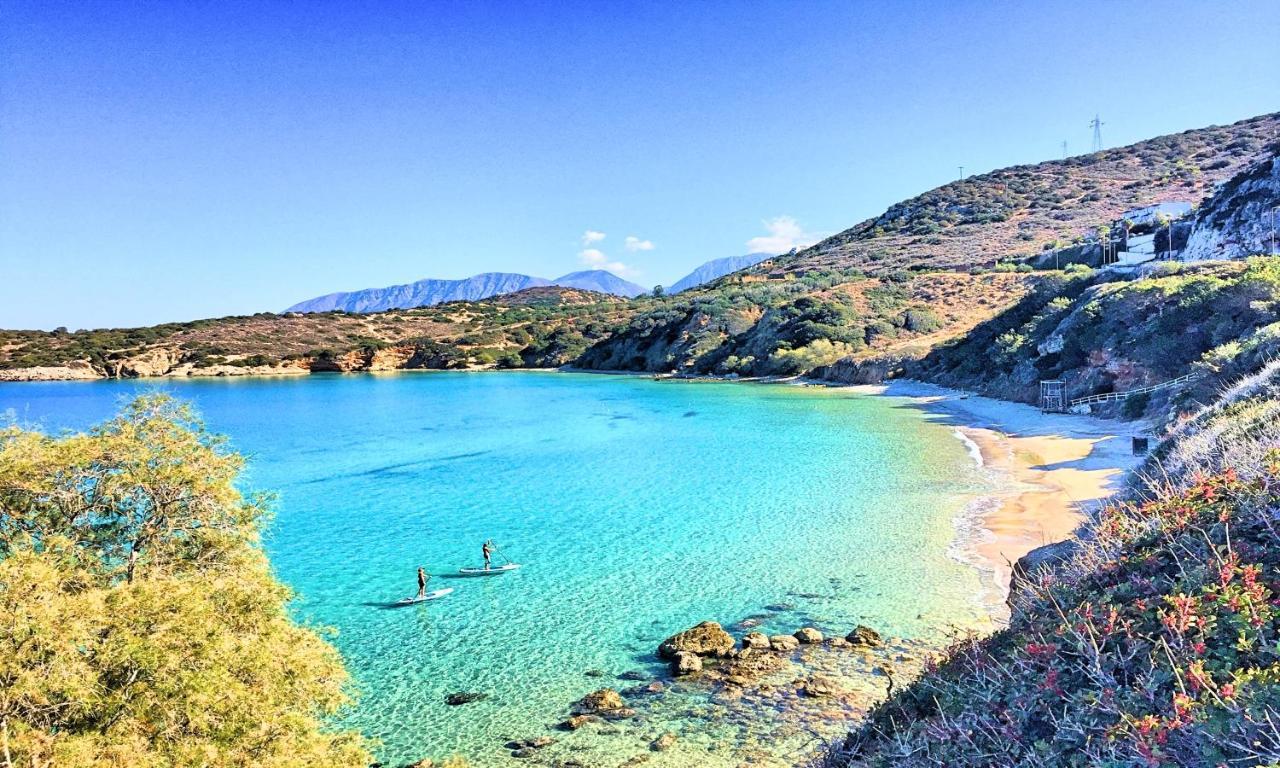 Cretan Lodge Heated Pool Ágios Nikólaos Eksteriør bilde