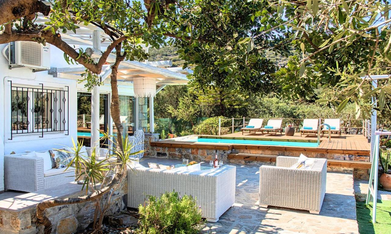 Cretan Lodge Heated Pool Ágios Nikólaos Eksteriør bilde