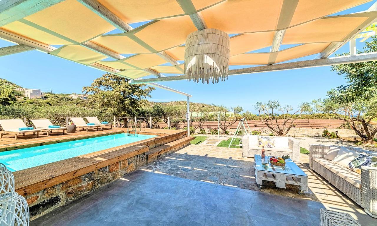 Cretan Lodge Heated Pool Ágios Nikólaos Eksteriør bilde