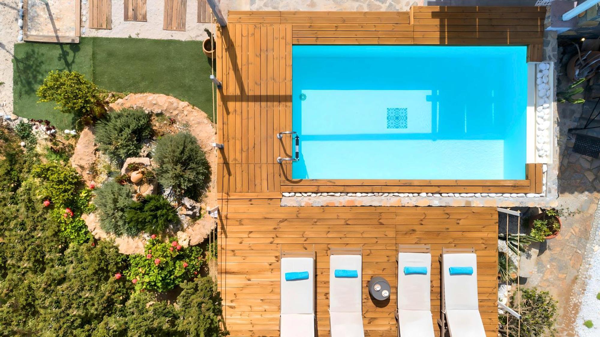 Cretan Lodge Heated Pool Ágios Nikólaos Eksteriør bilde