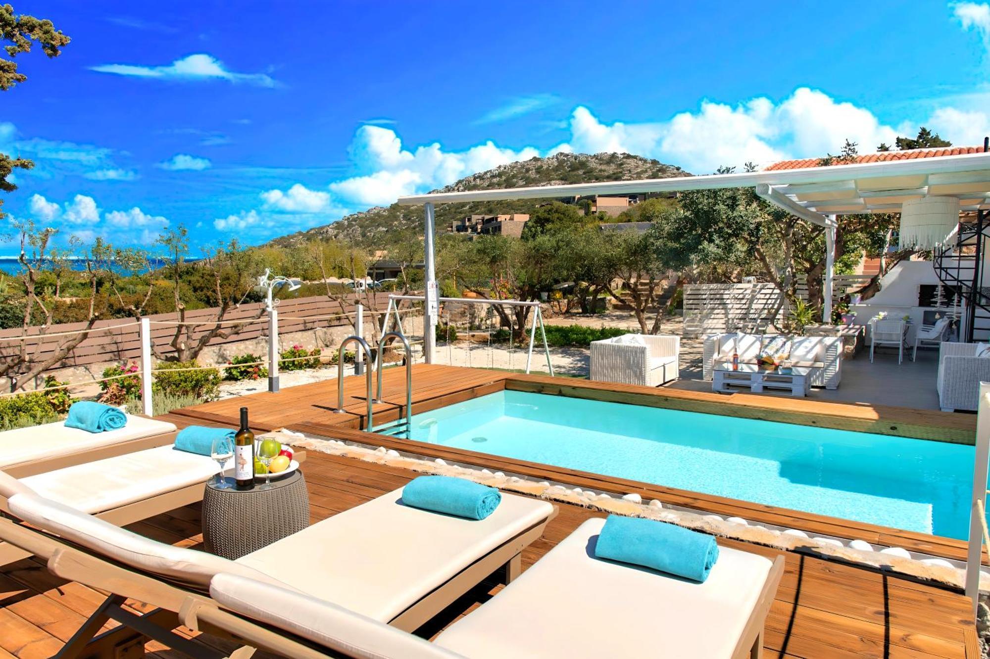 Cretan Lodge Heated Pool Ágios Nikólaos Eksteriør bilde
