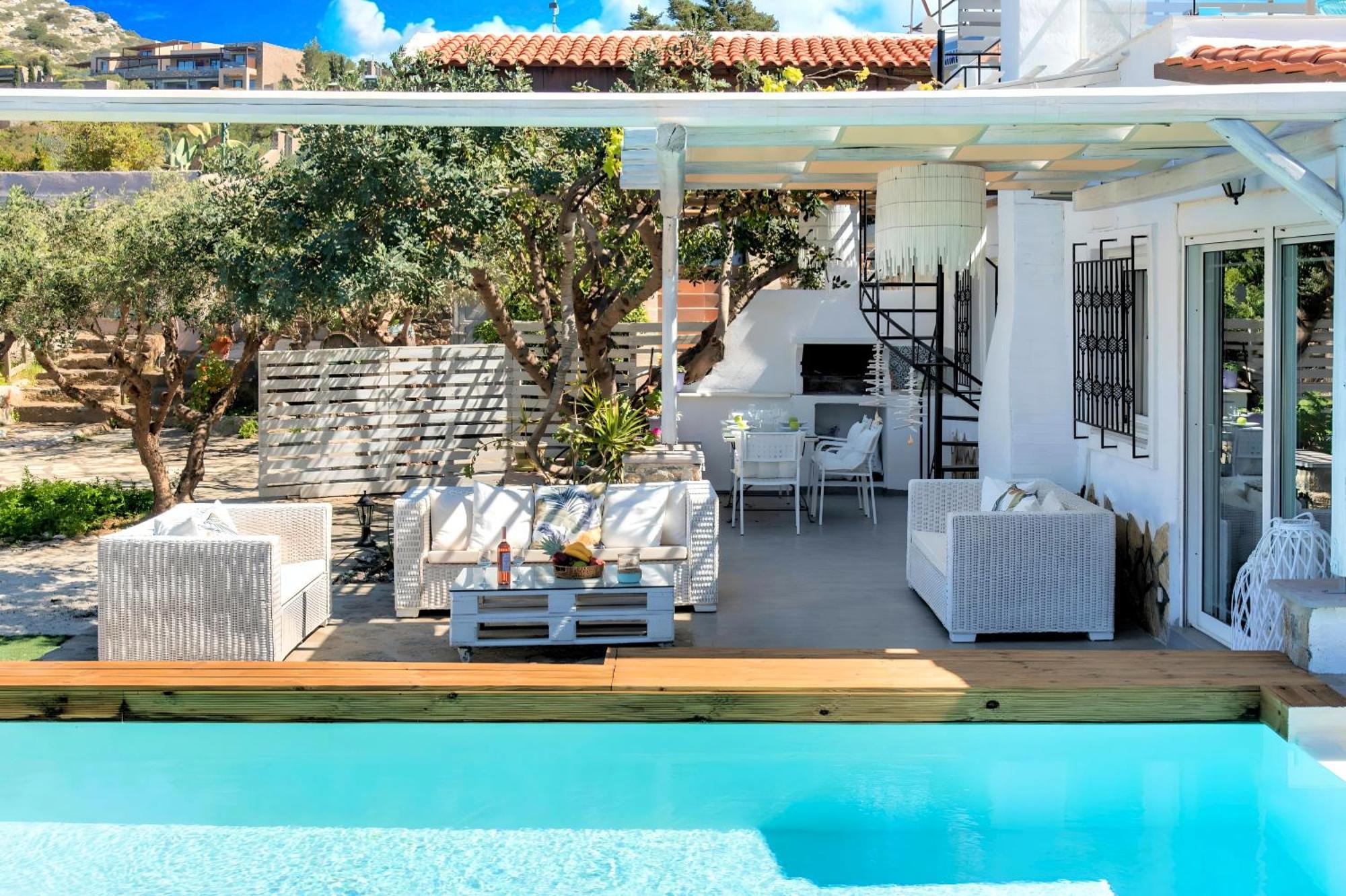 Cretan Lodge Heated Pool Ágios Nikólaos Eksteriør bilde