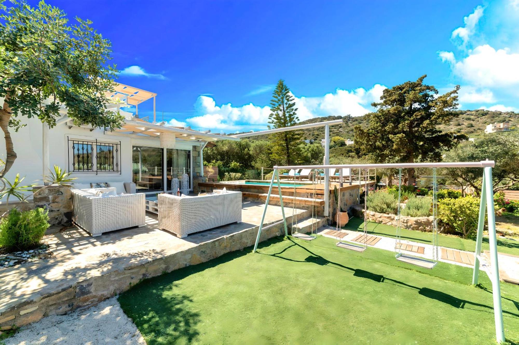 Cretan Lodge Heated Pool Ágios Nikólaos Eksteriør bilde