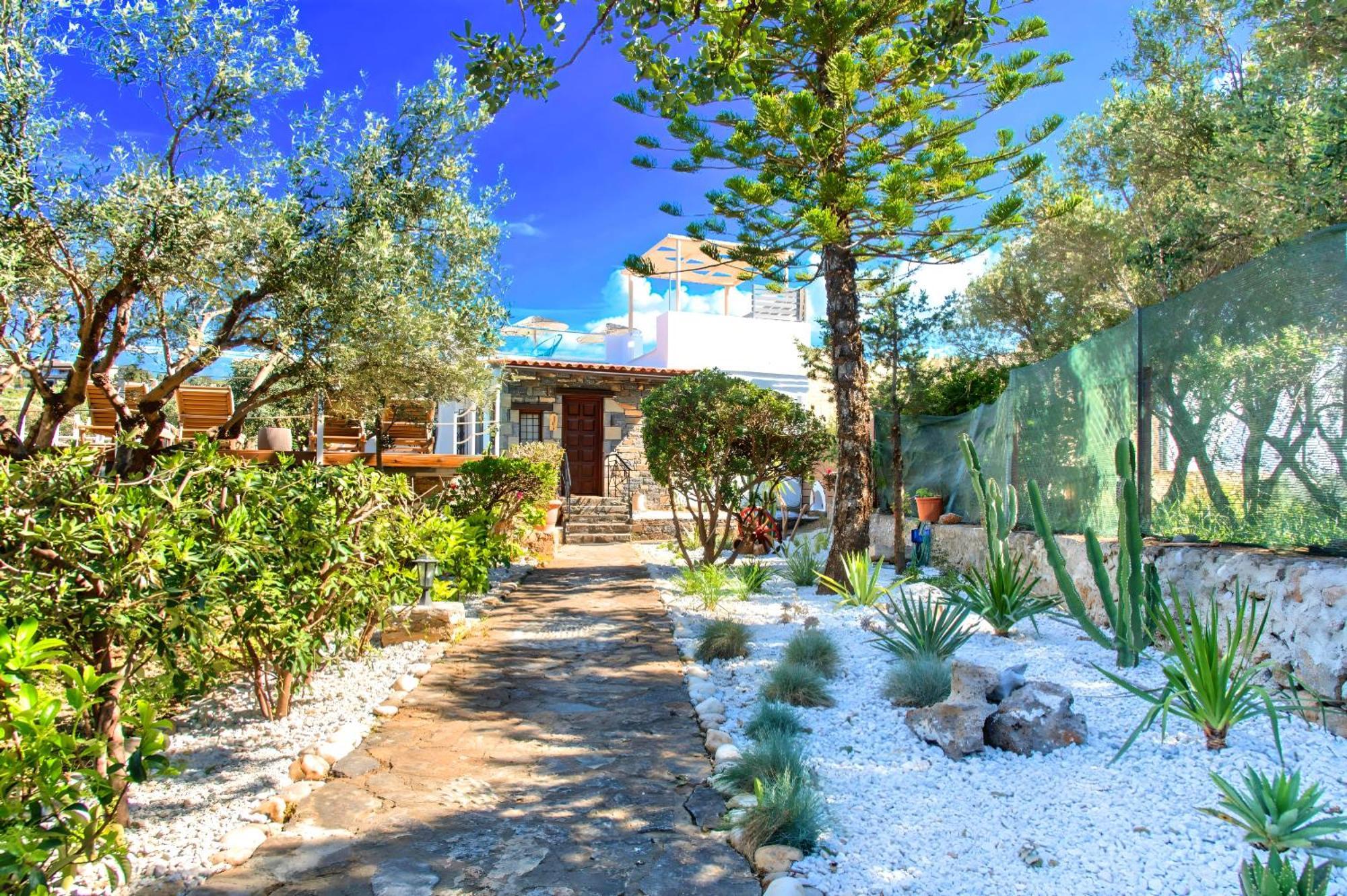 Cretan Lodge Heated Pool Ágios Nikólaos Eksteriør bilde